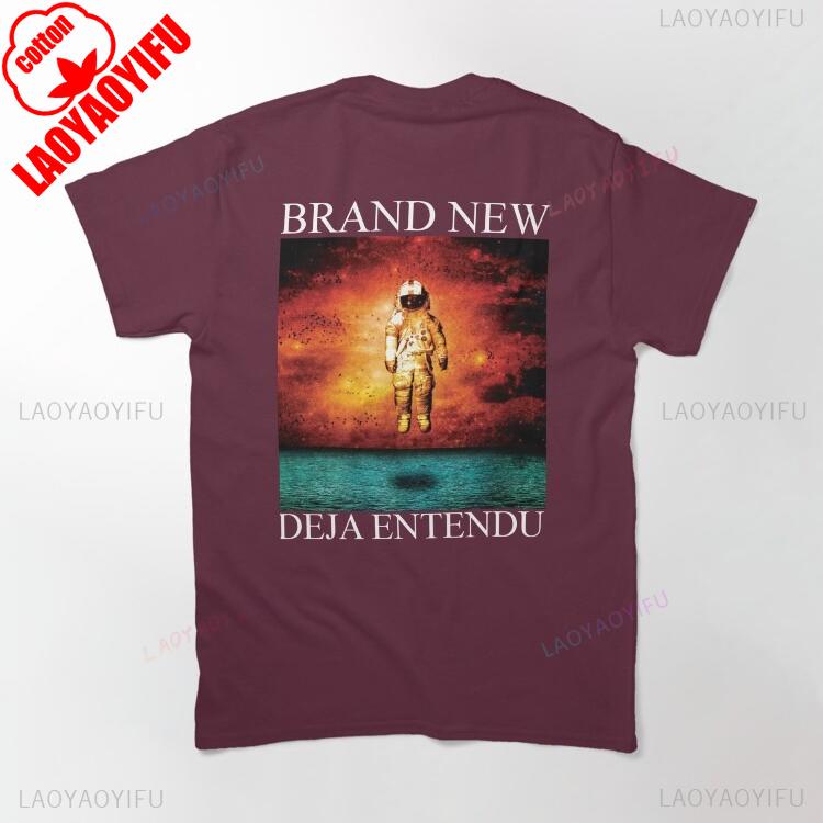 Brand New Deja Entendu Album Vintage Emo Punk Rock Graphic Tshirt Unisex Casual Short Sleeve Music Fan Gift
