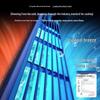 Silent Bladeless Wall-Mounted Fan for Cooling Bedrooms & Bathrooms