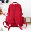 Five-Piece Backpack Set Children's Schoolbag Campus Lackup Ridge Protection Schoolbag Girls Large Capacity Lightweight Backpack