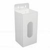 Wall Mounted Glove Holder Clear Acrylic Storage Box for Disposable Caps Masks Shoe Covers 1 Compartment