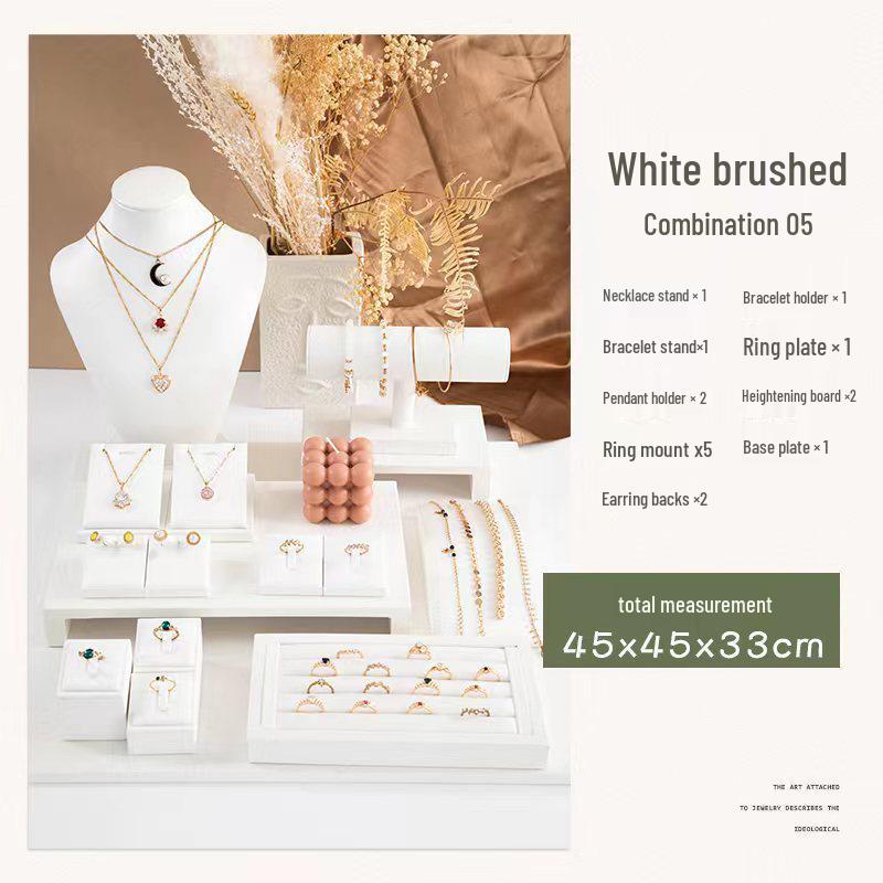 Spring Melt Jewelry Display: Bracelet, Earring, Necklace, and Ring Stand