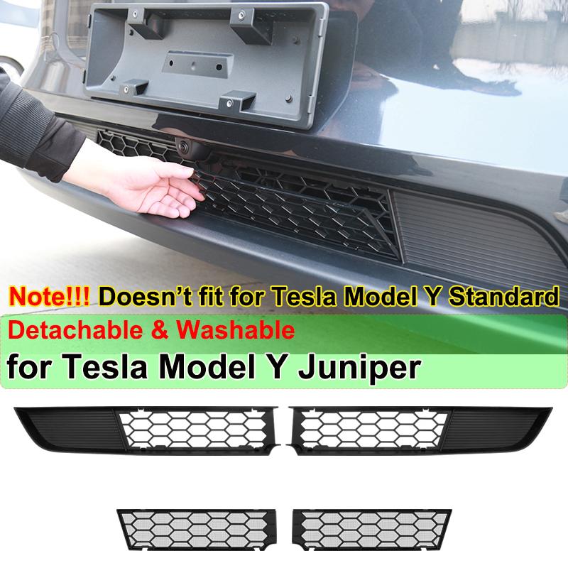 for Tesla Model Y L Juniper 2026 Front Lower Bumper Racing Grille Anti-insect Protector Detachable Net Mesh Grill Guards Cover