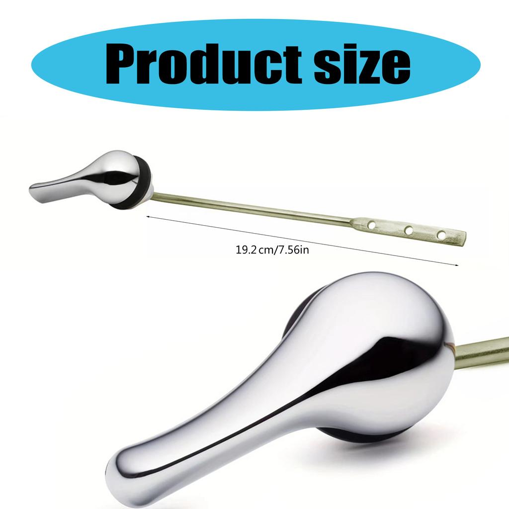 Uniwersalna Dźwignia Spłuczki do Toalety Wymiana Długość Ramienia 8 cali Ulepszenia Uchwytu Spłuczki do Toalety dla Toalet z Montażem Przednim