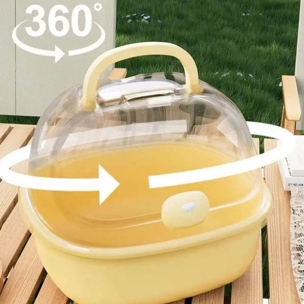 Portable Hamster Travel Carrier Breathable Small Pet Carrying Box Hedgehog