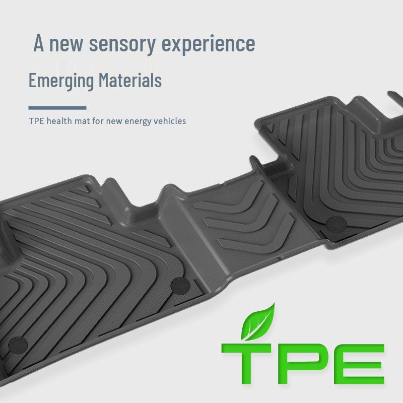 Custom TPE Floor Mats for 2023-2024 Lexus RX, Including Trunk Mat