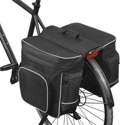 30L Bike Bicycle Cycling Bag Double Side Rear Tail Seat Rack Pannier