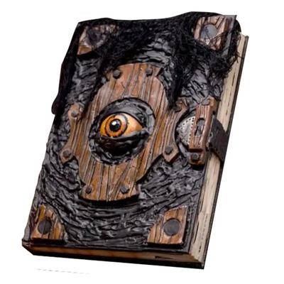 Halloween Book of Spells Kniha rekvizit Dekorace zlých očí Horor Socha Umění rekvizit pro bytové ozdoby Dárek Dekorativní figurky