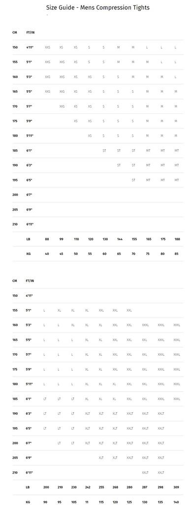 2XU MCS Running Compression Sports Long Compression Support for and Product Number MA5305B Tights, Men's, All-Season Tights, Black, Innerwear, Tights,