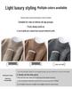 Men's Thick Heather Yarn Cashmere Sweater - Half-High Collar, Light Luxury, Warm for Autumn/Winter, New Style Knit Base Layer