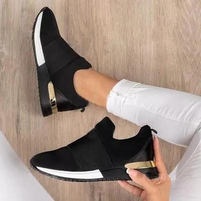 Vulkanisierte Schuhe Sneaker Damenschuhe Damen Slipper Strick Einfarbig Sneaker für Damen Sport Mesh Freizeitschuhe für Damen