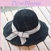 Summer Sun Hat With Large Brim And Butterfly Bow For Women Sun Protection