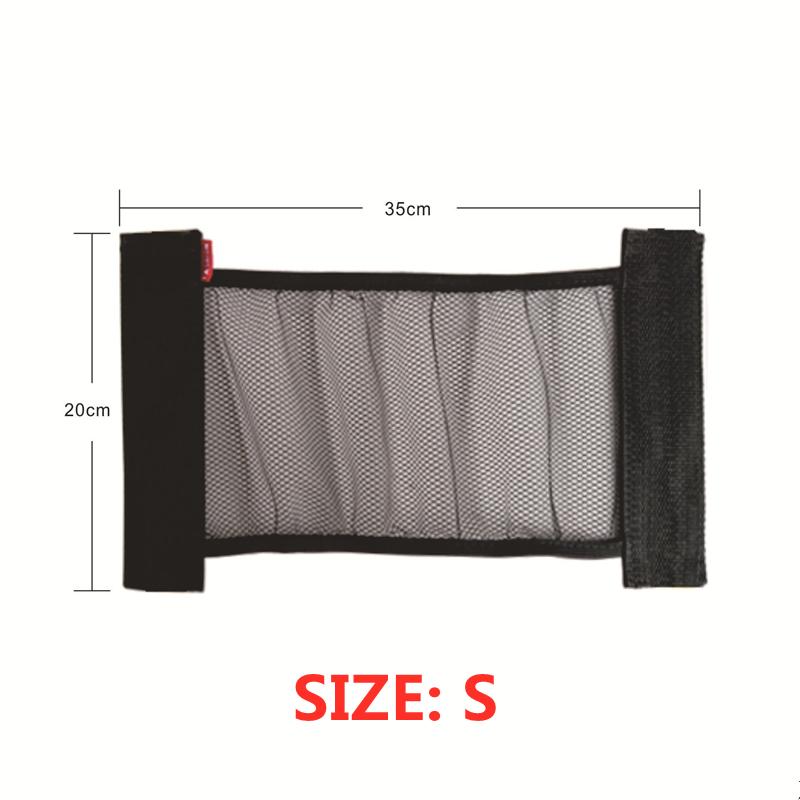 

Задняя сетка автомобиля, сиденье багажника, эластичная сетка, волшебная наклейка, универсальная сумка для хранения, карманная клетка, автоорганайзер, сумка на спинку сиденья