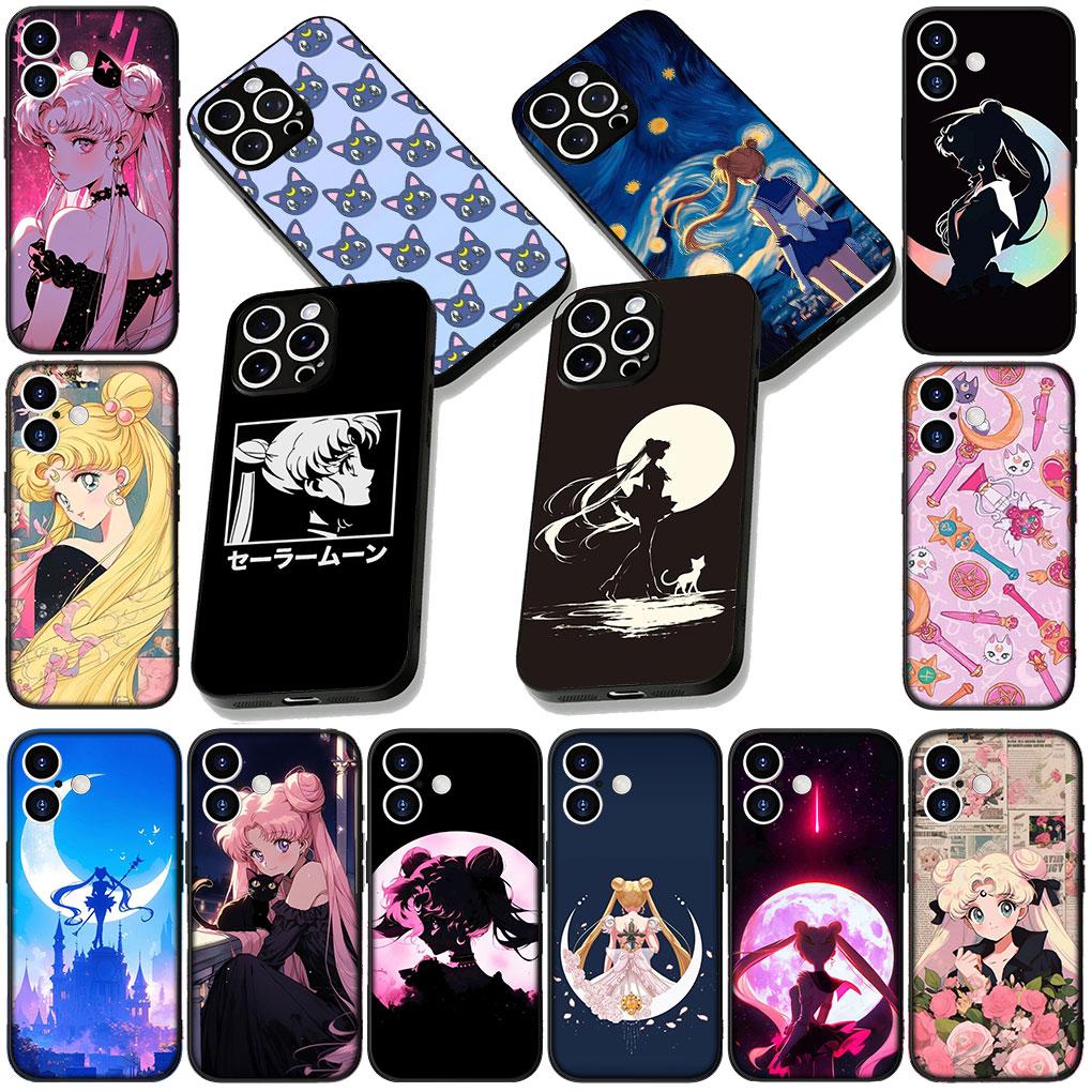 Phone Cover for Samsung Galaxy Note 20 9 8 S8 S10 S9 Plus A54 A33 A21S A31 M21 S10E A17 Case S-Sailors Comics Moon Wallpaper