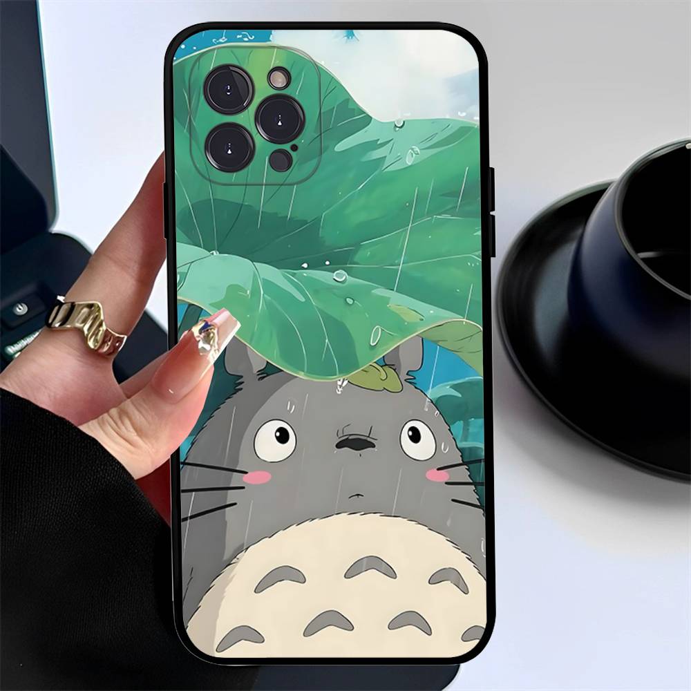 Cartoon Cute T-Totoros Phone Case For Iphone 17 16 15 16e 14 13 12 11 Pro Max Plus Case Cover Coque