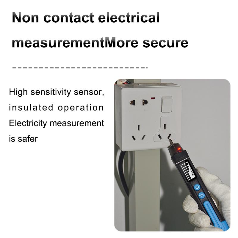 AC50 Voltage Indicator Electric Pencil Voltage Test Pen Non-contact Voltage Detector Voltage Tester Sound Light Alarm