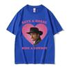 2026 Summe Pedro Pascal Save The Horse Ride A Cowboy Graphic T Shirts Unisexs Women High Quality 100 Pure Cotton Printed Tshirt