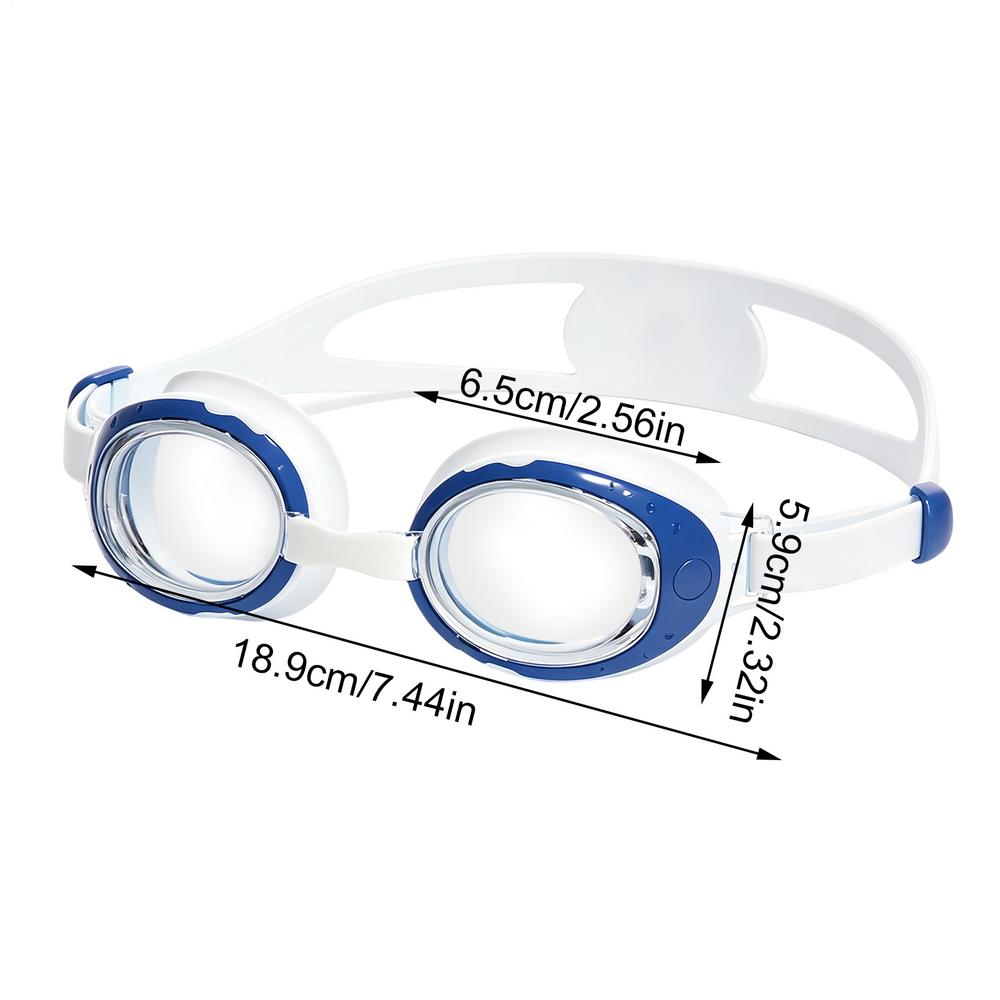 Youth Swimming Glasses Silicone Wide Clear Anti-Fogging Eye Protection Swimming Glasses For Age 3-12 Girls Boys Competition
