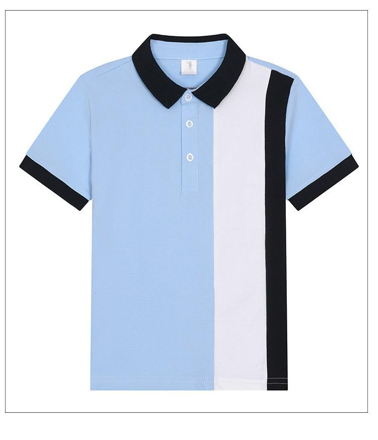 Children's Summer School Polo Shirt - Unisex Short Sleeve White Top for High School, Primary, and Secondary Students.