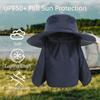 Breathable Large Round Brim Fishing Cap Quick Drying Anti-UV Summer Sun Hat Sun Block Visor Bucket Hat Travel