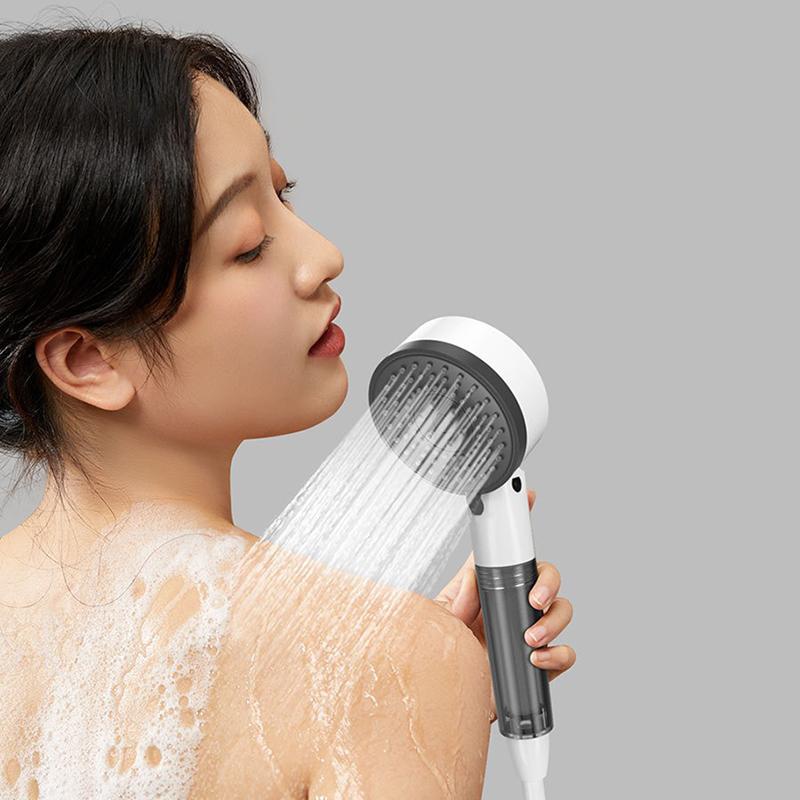 Head of Shower High-Pressure Water Saving Filtered Shower Head Handheld Showerhead Fall Resistance Bathroom Shower Nozzle