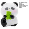2 Stück Mini-Panda-Figuren Niedliche Harz-Panda-Statuen DIY Miniatur-Panda-Kuchenaufsätze für Feengarten Mikro-Moos-Landschaft Büro Heim Schreibtisch Dekoration