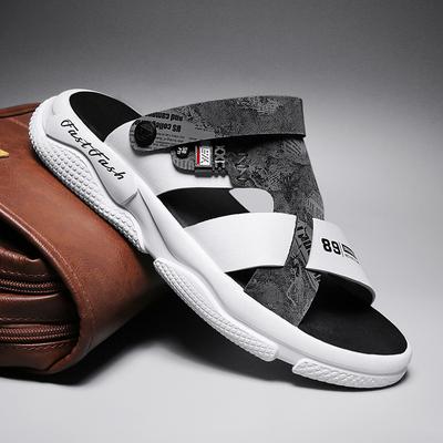 Nouvelles sandales d'été pour hommes deux façons de porter respirantes tendance mode polyvalentes décontractées chaussures de plage grande usine vente en gros