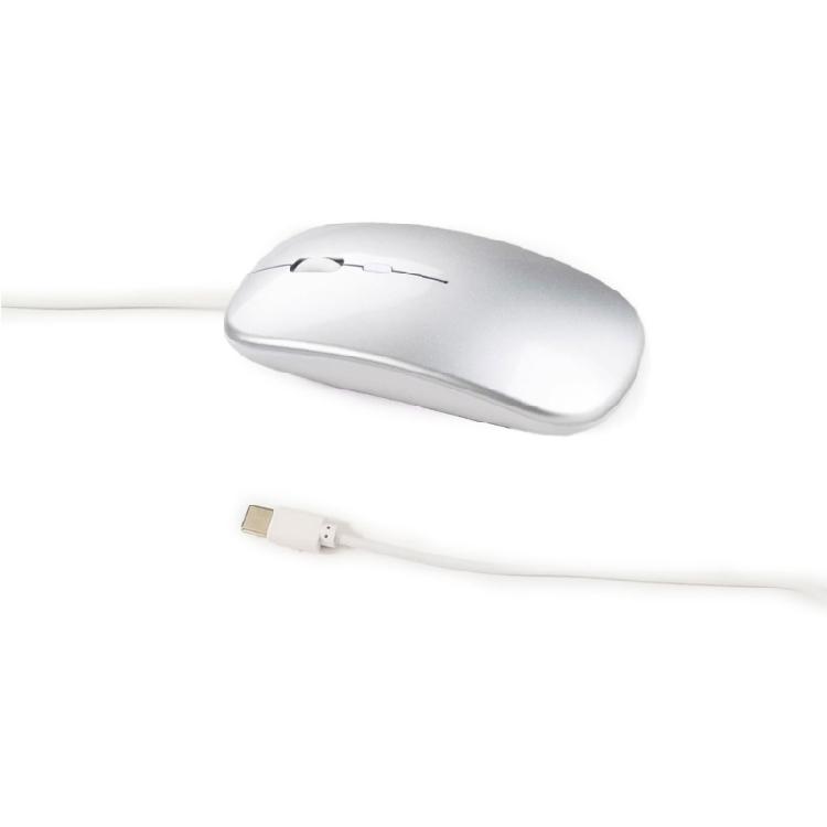 Computer Mouse With Quiet Clicks Technology Type C Cable Comfortable Grip For Professionals Students