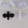 10Pcs Aquarium Isolation Plate Fish For Tank Divider Clip Black Suction Cup Dividers Holder Bracket Plastic Sheet Holder
