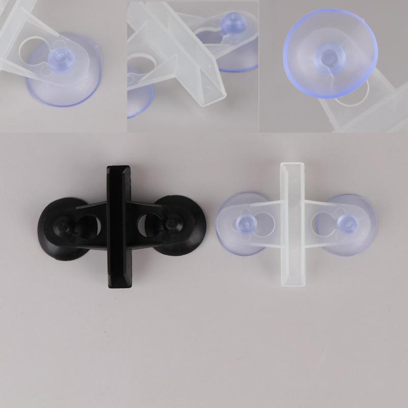 10Pcs Aquarium Isolation Plate Fish For Tank Divider Clip Black Suction Cup Dividers Holder Bracket Plastic Sheet Holder