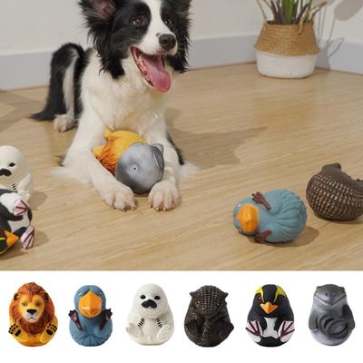 Haustier Quietschspielzeug Tierform Bissfestes Latexspielzeug Kleines mittelgroßes Hundekauen