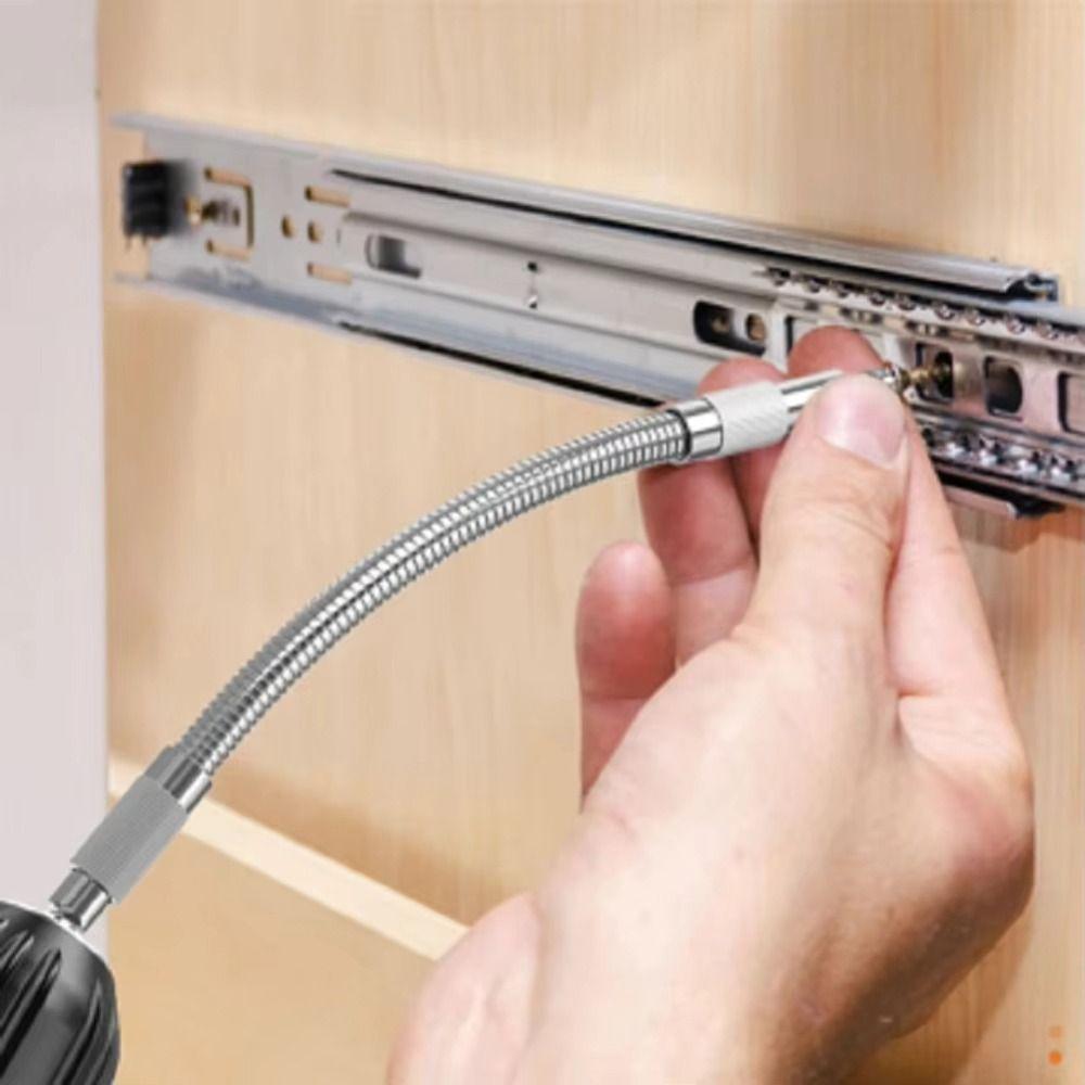 150-400mm Bit Holder 1/4 Hex Electric Drill Extend Rod Portable Bit Connecting Rod