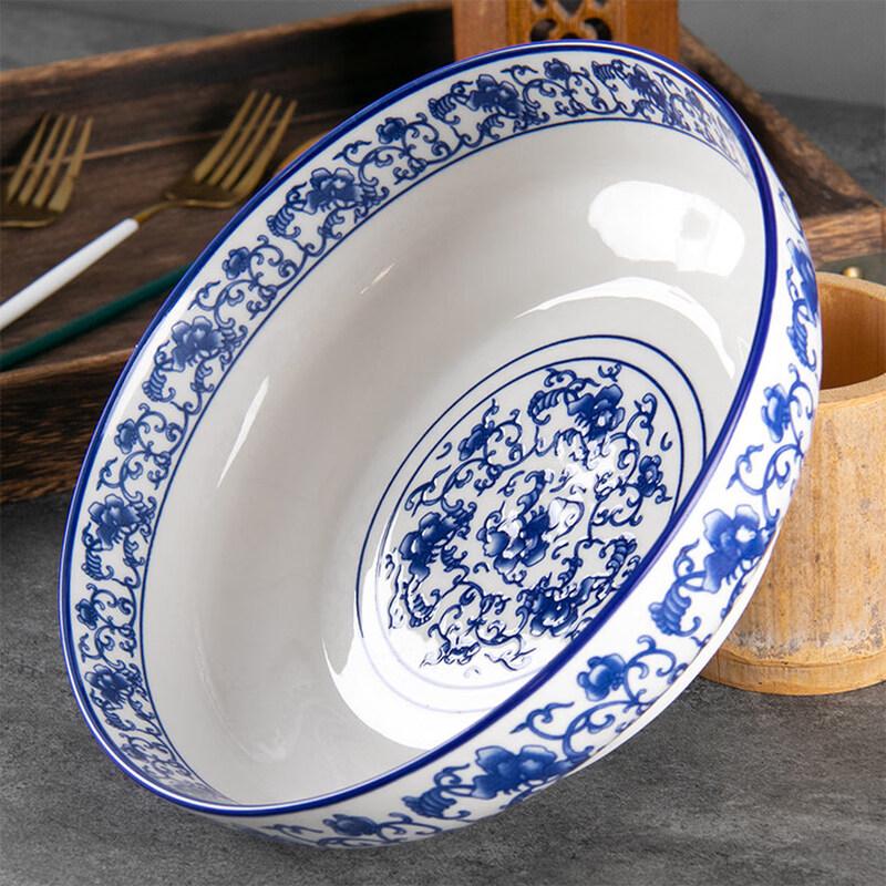 ZISIZ Blau-Weiß Porzellan Suppenschüssel