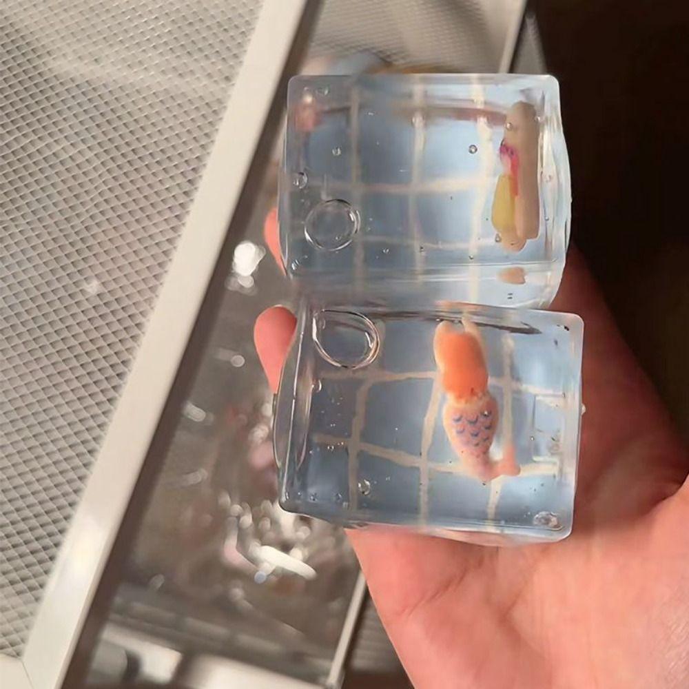TPR Swimming Pool Squeeze Toy Relaxation Relieve Anxiety Slow Rebound Fidget Toy Stress Relief Random Style TPR Anxiety Toy