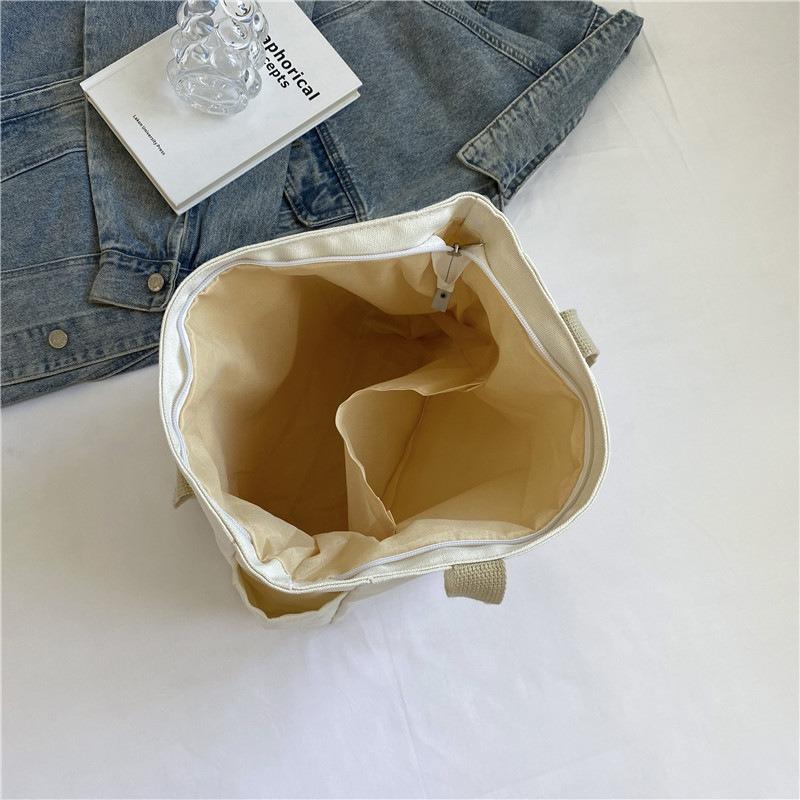 Storage Bag New Women's Bag Stylish and Simple Large-capacity Shoulder Bag Canvas Bag