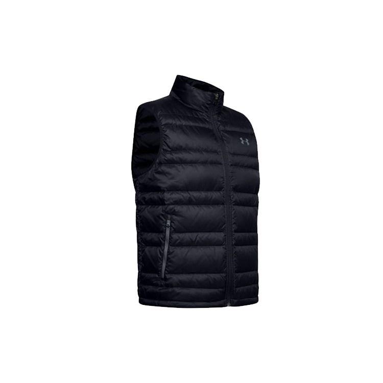 Under Armour Fleece Down Vest Black Men s 1342741-001 S