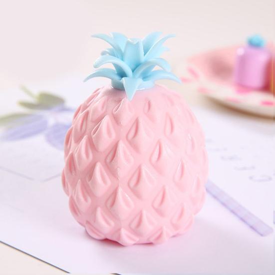 1/4Pcs Pineapple Squeeze Toy Anxiety Relief Pineapple Stress Toy Hand Exercise Relaxation Fruit Sensory Fidget Toy Party Favors
