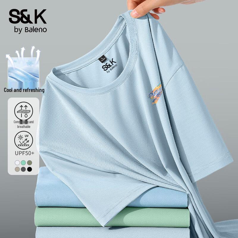 Baleno S&K Series Men s UPF50+ Sun Protection Short Sleeve T-Shirt 2XL