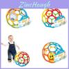 Soft Tpu Baby Teething Ball Colorful, Gripping, Crawling And Sensory Development Toy With Small Rolling Balls