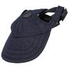 Pet Four Seasons Sunshade Baseball Hat Fashionable Adjustable Lightweight Dogs Peaked Cap Denim Blue S