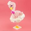 LOZ 9248 Tierwelt Ballett Flamingo Tanz Schwan Vogel 3D Modell DIY Mini Diamant Blöcke Ziegel Gebäude Spielzeug keine Box