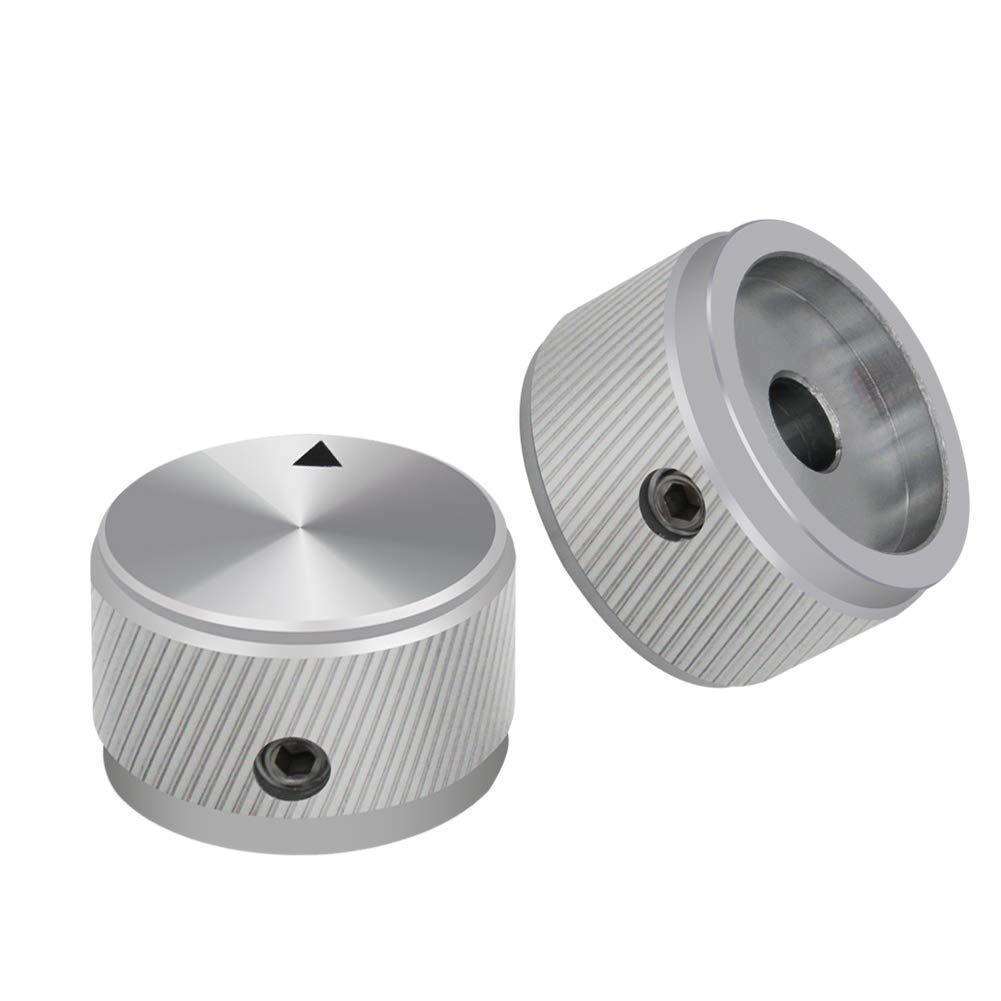 Aluminum Herringbone Audio Volume Rotary Knob