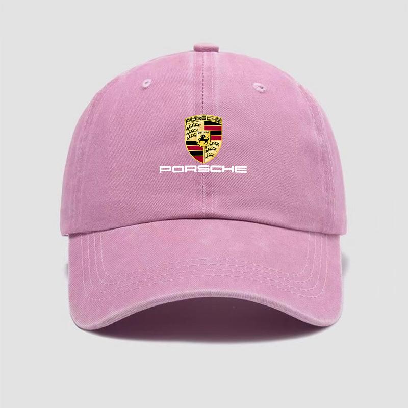 Porsche Auto Baseballpet Vizier Zonnehoed Unisex Verstelbare Zonbescherming Hoed Voor  Cayenne Panamera Macan Boxster Cayman 718 911 Sticker