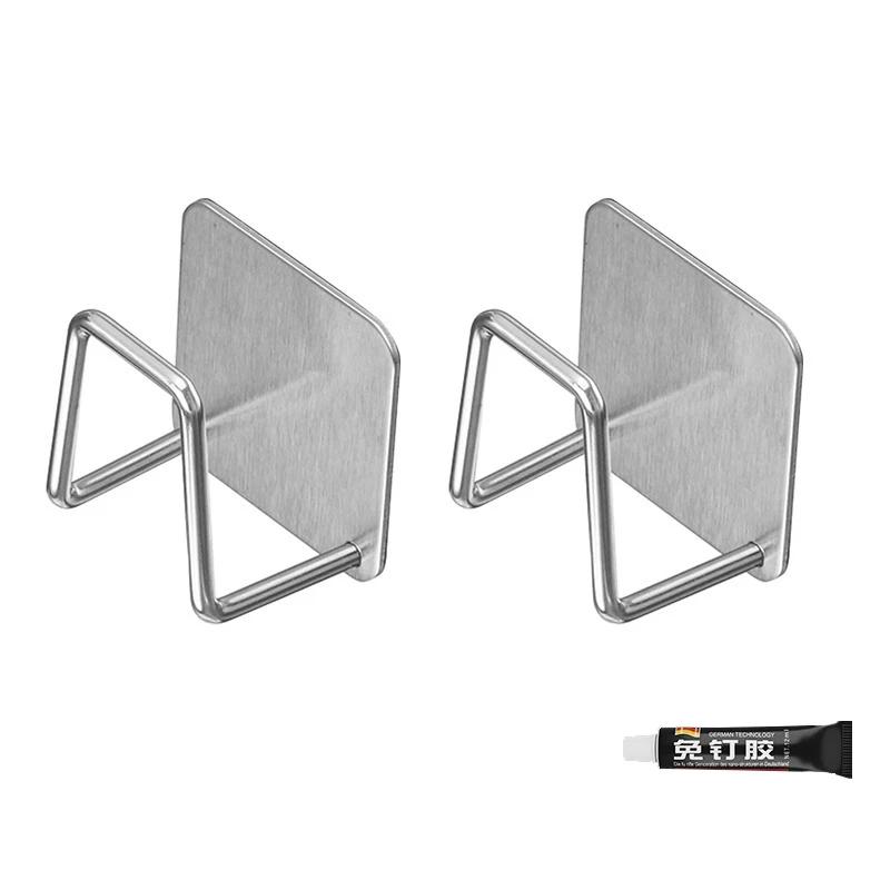 

Кухонные подставки для губок из нержавеющей стали, самоклеящийся сушильный поддон для губок для раковины, кухонные аксессуары для раковины