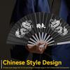 Chinese Kung Fu Tai Chi Fan Martial Arts Dance Folding Fan Stainless Steel Written Kung Fu Fan