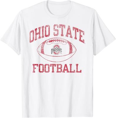Ohio State Buckeyes Football Intensity White T-Shirt