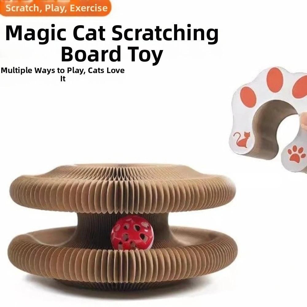 Wear-Resistant Claw Grinding Board Unbreakable Cat Teaser Toy  Playtime Activity