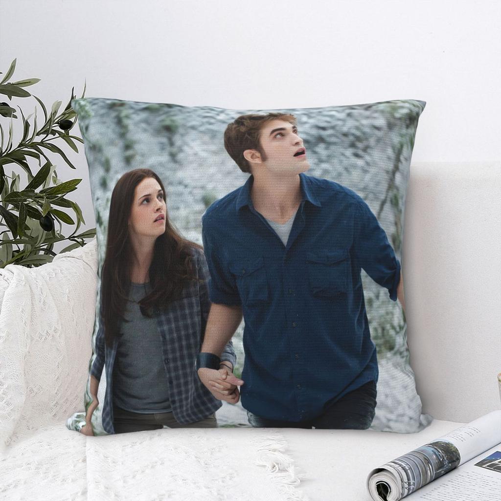 The Twilight Saga Movie Pillowcase Printed Polyester Cushion Cover Decorative Pillow Case Cover Home Square Xcm