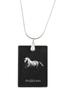 Andalusian – Crystal Pendant with Horse, Silver Necklace with Photo |