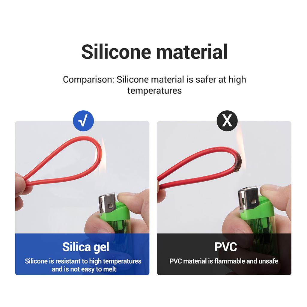 Upgraded Multimeter Test Lead Electrical Multitester Leads Automotive Multimeter Probe Electronic Test Lead Silicone