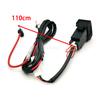 12V/24V Red LED Car Phone Charger USB QC3.0 Type C Port Charging Adapter Accessories Fit for Suzuki Jimny 2007-2015